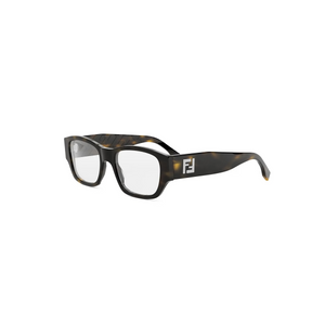 052 - Shiny Havana with Clear Lenses