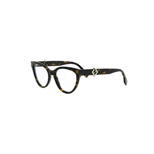 052 - Shiny Havana with Clear Lenses