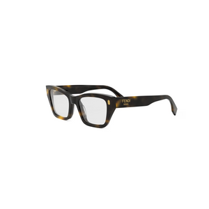052 - Shiny Havana with Clear Lenses