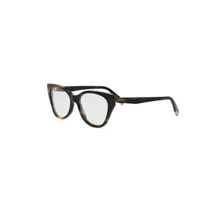 052 - Shiny Havana with Clear Lenses