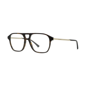 052 - Shiny Havana with Clear Lenses