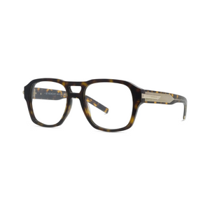 052 - Shiny Havana with Clear Lenses