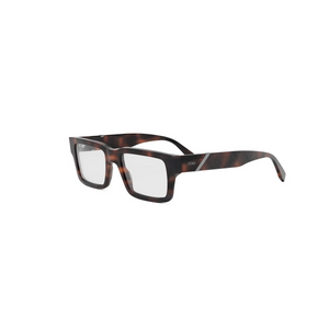 052 - Shiny Havana with Clear Lenses