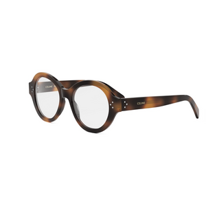 053 - Shiny Havana with Clear Lenses