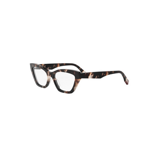 054 - Shiny Havana with Clear Lenses