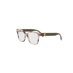 055 - Shiny Havana with Clear Lenses