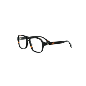 056 - Shiny Havana with Clear Lenses