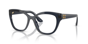 08Q1O1 - Blue Transparent with Clear Lenses