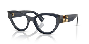 08Q1O1 - Blue Transparent with Clear Lenses