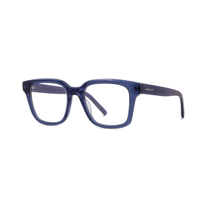 090 - Shiny Blue with Clear Lenses