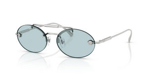 1000/1 - Silver with Light Blue Lenses