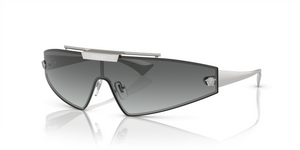 100011 - Silver with Grey Gradient Lenses