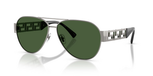 100071 - Gunmetal with Dark Green Lenses