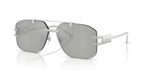 10008V - Silver with Clear Mirror Silver 80 Lenses