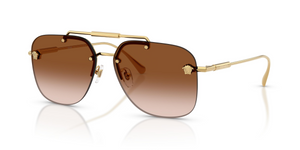 100213 - Gold with Brown Gradient Lenses