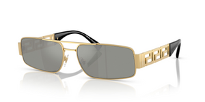 100230 - Gold with Green Mirror Silver Lenses