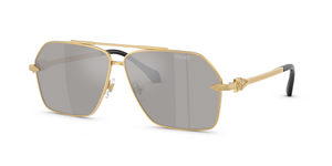 10026G - Gold with Light Grey Mirror Silver Lenses