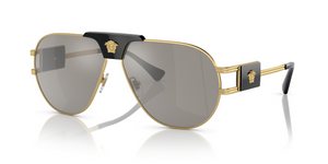 10026G - Gold with Light Grey Mirror Silver Lenses