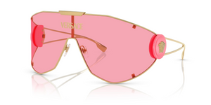 100284 - Gold with Pink Lenses