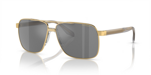 1002Z3 - Gold with Polarized Dark Grey Mirror Silver  Lenses