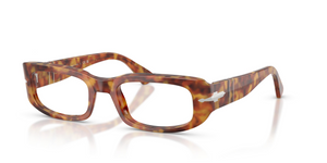 106 - Brown Tortoise with Clear Lenses