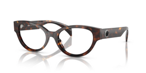 108 - Havana with Clear Lenses