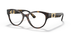 108 - Havana with Clear Lenses