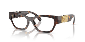 108 - Havana with Clear Lenses