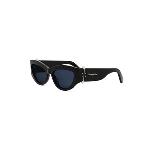 10B0 - Shiny Black with Blue Lenses