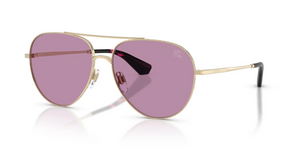 110969 - Light Gold with Dark Violet Lenses