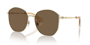 110973 - Light Gold with Dark Brown Lenses