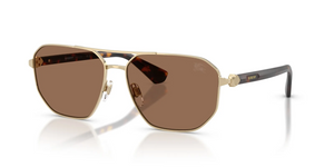 110973 - Light Gold with Dark Brown Lenses