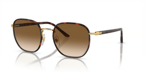 112651 - Gold Havana with Gradient Brown Lenses
