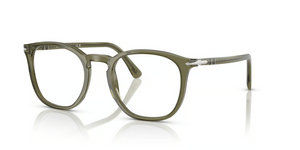 1142 - Olive Transparent Green with Clear Lenses