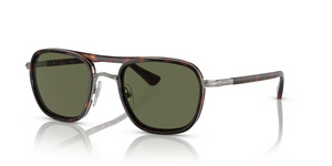 114458 - Gunmetal/Havana with Polarized Green Lenses