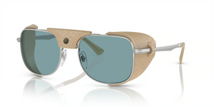 1155P1 - Silver with Polarized Blue Lenses