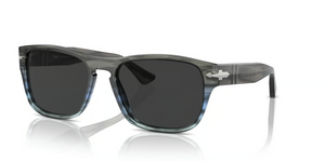 120548 - Striped Grey Gradient Blue with Polar Dark Grey Lenses