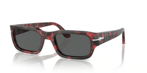 1212B1 - Red Havana with Dark Grey Lenses