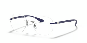 1216 - Silver with Clear Lenses