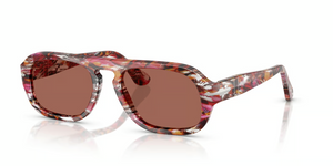 1220H2 - Cyclamen/Khaki with Brown Lenses