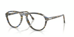 1222 - Frost Grey - Nautical Blue with Clear Lenses