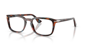 1232 - Tortoise Brown & Pearl Blue with Clear Lenses