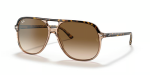 129251 - Havana On Transparent Brown with Light Brown Gradient Lenses