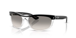 129432 - Black On Transparent with Clear Gradient Grey Lenses