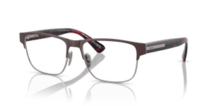 12G1O1 - Matte Red Brown with Clear Lenses