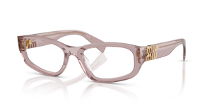12W1O1 - Mauve Transparent with Clear Lenses