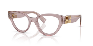 12W1O1 - Transparent Mauve with Clear Lenses