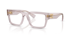 12W1O1 - Trasparent Mauve with Clear Lenses