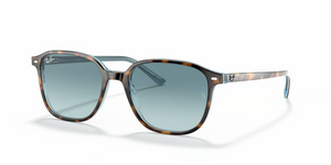 13163M - Havana On Light Blue with Blue Lenses
