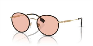 132284 - Dark Havana with Dark pink Lenses